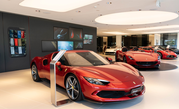 Ferrari Showroom Feature Image